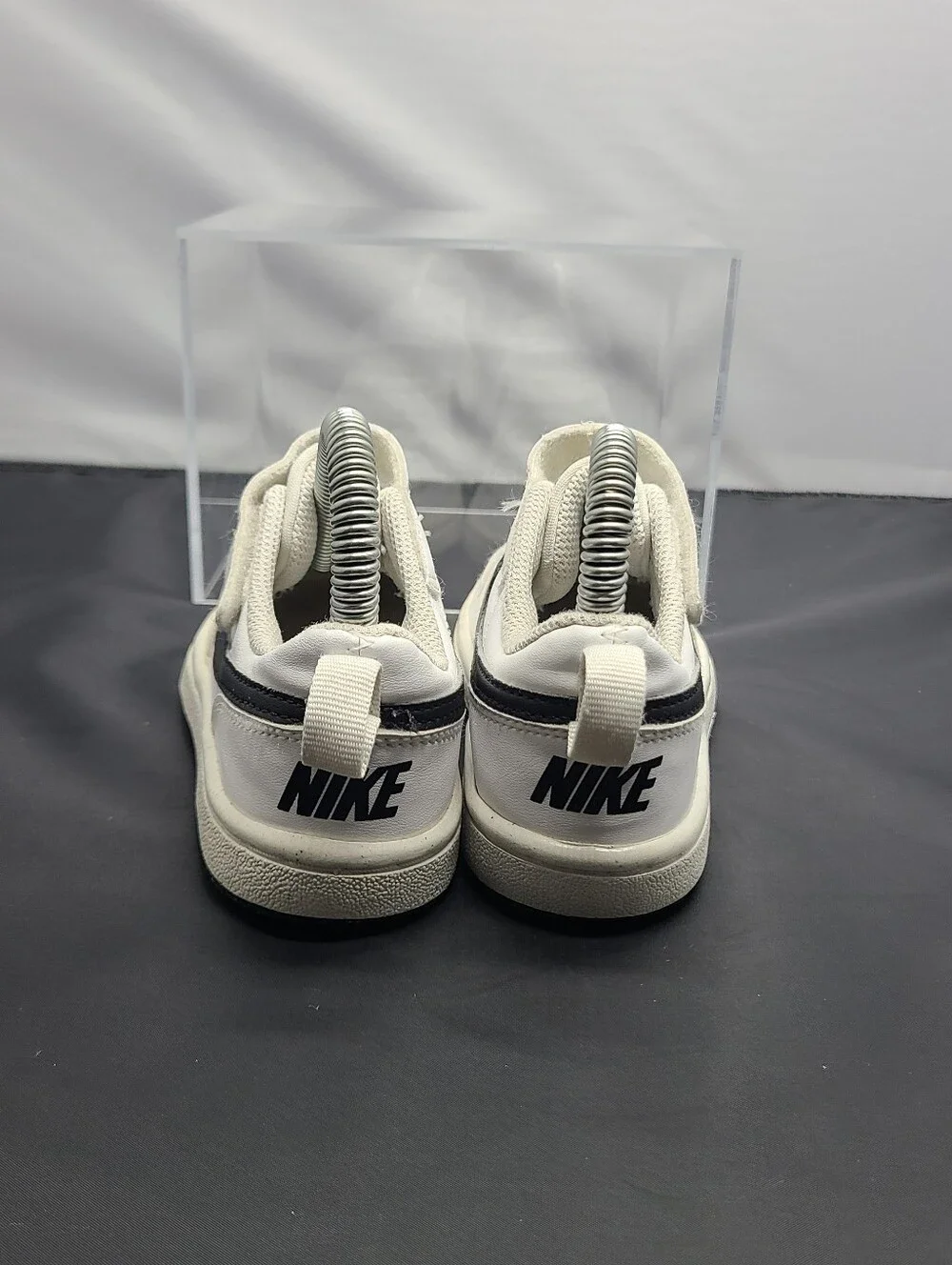 Nike Court Borough Low Recraft White Blk Preschool Casual kids Toddler size 11C